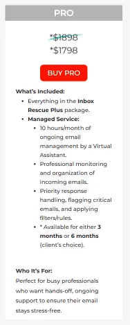 EliteVirtualAssistant Inbox Rescue
