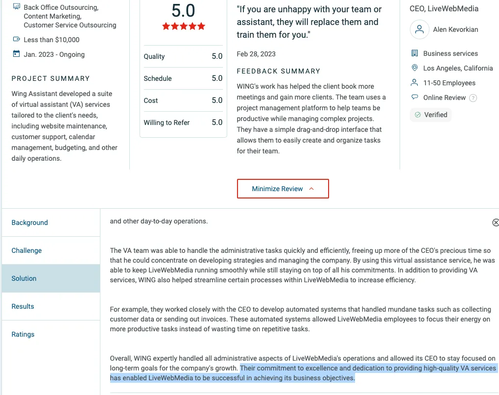 ScaleSupport Clutch Reviews